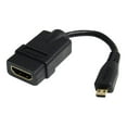 thumbnail image 1 of StarTech.com Câble Adaptateur HDMI Haute Vitesse 5 Po - HDMI vers HDMI Micro - F/M - Adaptateur Micro HDMI 5 Pouces - HDMI Femelle vers Micro HDMI Mâle (HDADFM5IN) - Adaptateur HDMI - HDMI Femelle vers Micro HDMI Type D Mâle 19 Broches - 0,5 Po - Blindé - Noir - pour P/N : HDMM30CM, 1 of 4