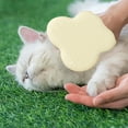 thumbnail image 3 of Silicone āntǐ-static Pet Brush, Double Sides Soft Massage Grooming Comb for Pet Hair Removal, Suitable for Pets and Clothing,For Dogs Cats Rabbits On Wet Or Dry Hair Pet Hair Gloves(Creamy Yellow), 3 of 4
