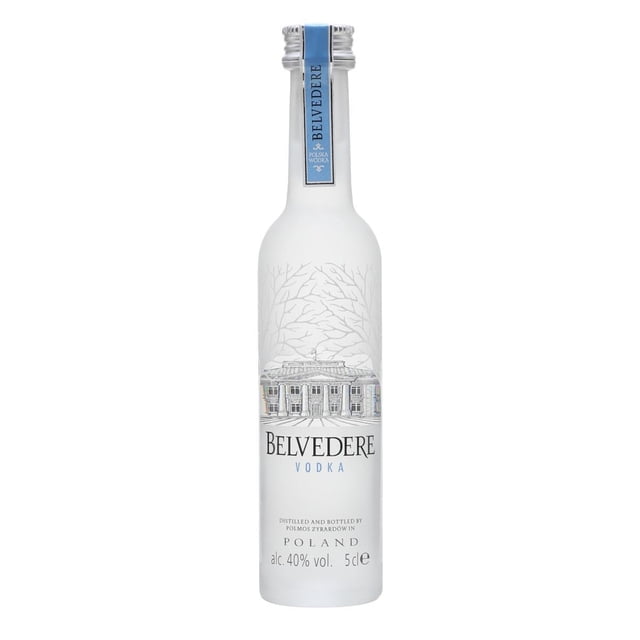 Paquete de 3 Vodka Belvedere Mini 50 ml Belvedere Paquete de 3