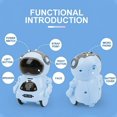 thumbnail image 3 of Estbridge Robot Rc de Poche Parlant Dialogue Interactif Reconnaissances Vocales Enregistrer Chantant Dansant Racontant une Histoire Mini Jouets Robot Rc Cadeau Ornements de Noël Déco Maison Liquidation de Noël i, 3 of 5