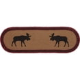 thumbnail image 4 of VHC Brands Cumberland Moose Rustic Decor Natural Jute Table Runner for Kitchen Dining Room , Tan Red Black Woodland, 4 of 6