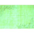 thumbnail image 1 of Ahgly Company Machine Washable Indoor Rectangle Abstract Turquoise Blue Contemporary Area Rugs, 6' x 9', 1 of 4