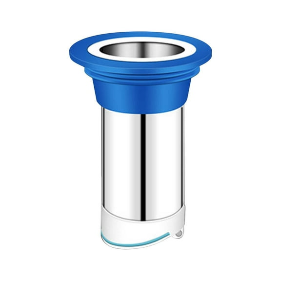 Qnjujn Floor Drain Core Extension Pipe, Stainless Steel Anti Odor Drain Core, Universal Sewer Pipe Extension with Strainer, Long Lasting Rust Resistant Bathroom Kitchen Drain Plug