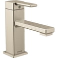 thumbnail image 2 of Moen S6710BN 90 Degree One-Handle Single Hole Modern Bathroom Sink Faucet, Brushed Nickel, 2 of 4