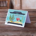 thumbnail image 2 of Veil Tail Betta Merry Christmas Greeting Cards and Envelopes Pack of 8, 2 of 2