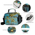thumbnail image 4 of ALAZA Palm Tree Summer Blue Sky Lunch Box Insulated Cooler Bag Reusable Tote Bags Shoulder Strap, 4 of 7