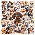 thumbnail image 3 of 35pcs Playful Puppy Stickers Animal Cartoon Pack for Luggage Suitcase Notebook, 3 of 9