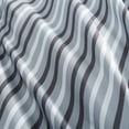 thumbnail image 3 of Peace Nest Year-Round Printed Striped Microfiber Comforter Set, Dark Grey, Full/Queen, 3 of 6