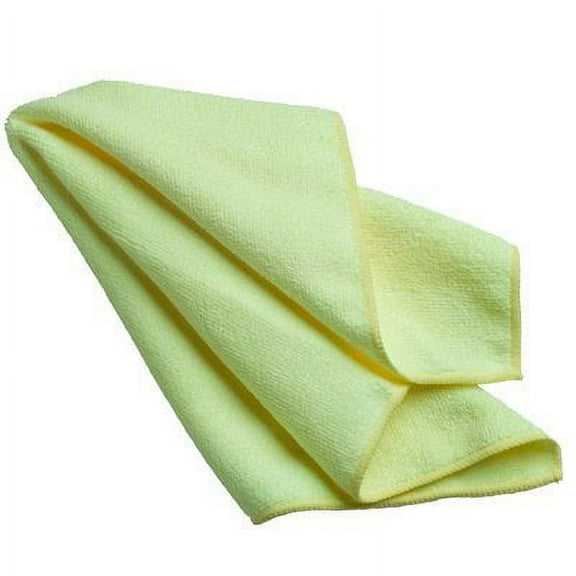 One Yellow Microfiber Towel 16x16
