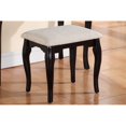 thumbnail image 4 of Poundex Furniture Wood Vanity Set with Mirror in Black Color, 4 of 11