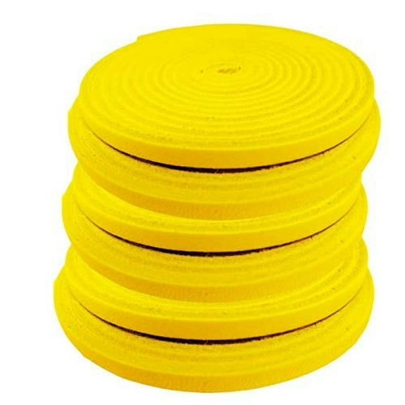 TOFL Baseball Glove Leather Repair Laces Baseball Mitts Yellow 6 Pack 72in x 3/16in