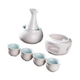 thumbnail image 4 of Juego de sake de cerámica con calentador, cuenco para calentar bebidas de sake, 4 tazas de cerámica de creativa, tradicional para regalar,, 4 of 8