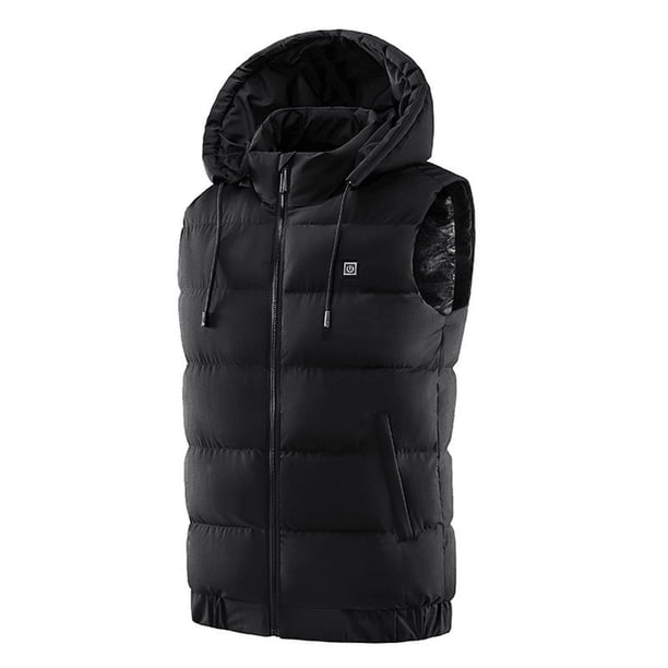Teissuly Nine Districts Heating Hooded Winter Warm Jacket USB Electric Heating Undershirt Heating Undershirt Jacket Teissuly WER202311212569