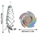 thumbnail image 5 of Dispositivo colgante reflector para disuadir aves, con estructura de metal, superficie brillante, plegable, portátil, para jardín, patio y exterior, diseño de 2 niveles, duradero, para, 5 of 9