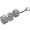 A, variant on Key Switch Fidget Keychain Toy, Mechanical Clicker Stress Relief Spinner, Compact Desk Anx-iety Relaxer for Office School