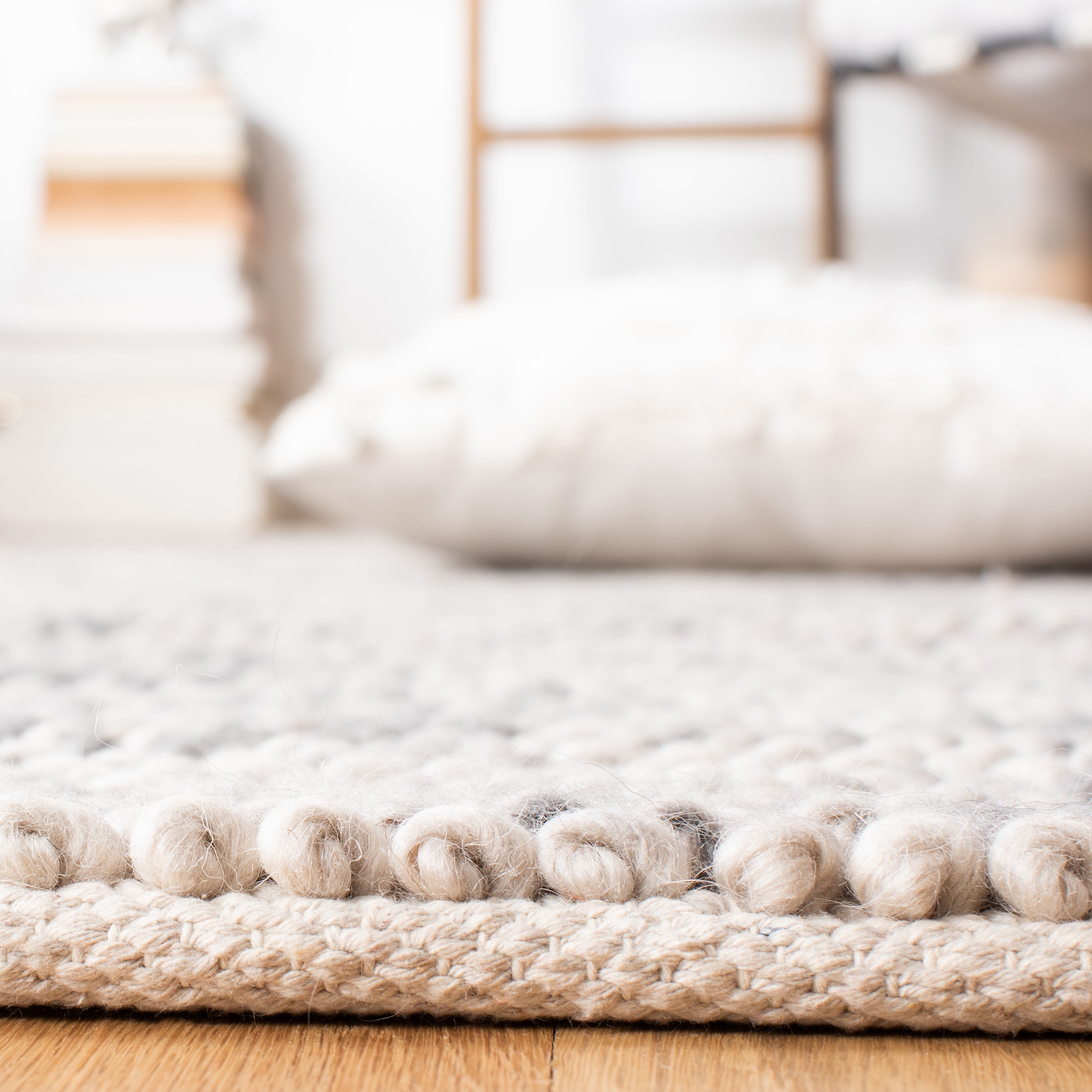 SAFAVIEH Natura Jack Distressed Runner Rug, Grey/Beige, 2'3" x 9'