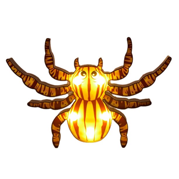 Calabaza Esqueleto Murciélago Araña Luz De Noche Decoración De Halloween Luces Led Para Fiestas Familiares Bares Restaurantes Vogacara HA040968-05