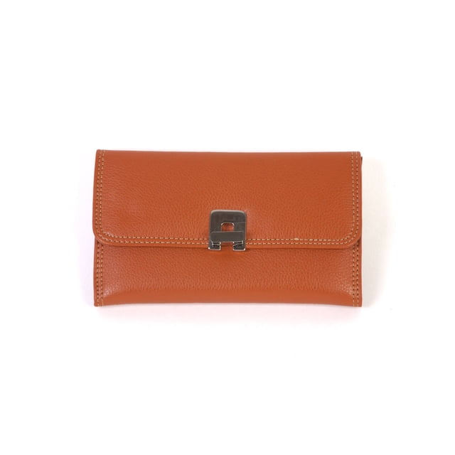 Tosca Portefeuille Pochette pour Femmes - Orange Foncé