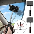 thumbnail image 2 of Brosse de Nettoyage de Vitres de Voiture avec Manche Rétractable, Outil de Nettoyage de Pare-Brise, Manche Long Extensible, Raclette de Nettoyage de Vitres, Outils de Nettoyage Portables pour Bureau et Maison, Accessoires de Lavage de Voiture, 2 of 8