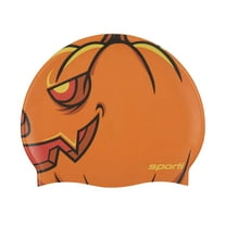 Sporti Pumpkin Head Silicone Swim Cap Jr.