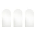 thumbnail image 2 of GROWTH TANK 3 Pieces Sturdy Mirror Plate Photo Props Decoration Reflector Home Decor Serving 10x21cm, 2 of 7