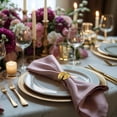 thumbnail image 3 of Gold Napkin Rings Holder in Leaf Design Festive Table Decor Setting and Favor for Thanksgiving Fall Autumn Holiday Wedding Birthday Thanksgiving Banquet Housewarming Gift Set of 16, 3 of 9