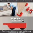 thumbnail image 5 of MesaSe Heavy Duty Furniture Lifter  5PCS Furniture Moving Lever and Roller  Adjustable Height Lifting Tool for Heavy Object Refrigerators  Couches and Washing Machine, 5 of 5