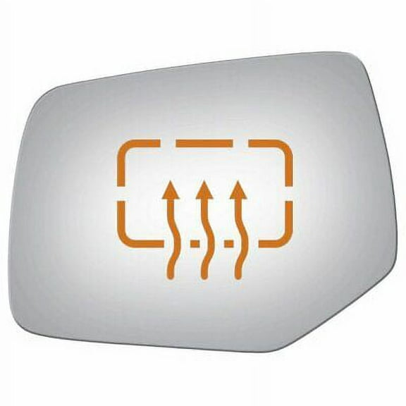 Flat Driver Side Replacement Mirror Glass for 2008-2012 Ford Escape W/O Baking Plate