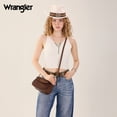 thumbnail image 7 of Wrangler Women Vintage Shoulder Bag Crossbody Hobo Purse with 2 Detachable Straps, Brown, 7 of 7