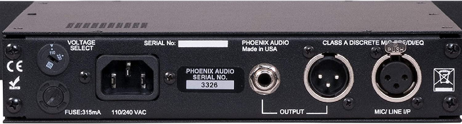 Phoenix Audio Ascent One EQ - Mono Class A Microphone Pre-Amplifier/DI/EQ