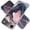 Night, variant on for iPhone 17 Air Case 6.6", [10FT Military Grade Drop Test] Flowers Planet Soft Slim TPU Protective Shockproof Phone Case Cover(Purple Sweetheart)