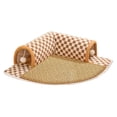 thumbnail image 5 of perfeclan 2 in 1 Cat Bed Play Tunnel Foldable Soft Cats Tunnel Tubes Toys and Playing Ball Toys Play Center for Dogs Small Animals Cats XL Coffee, 5 of 9