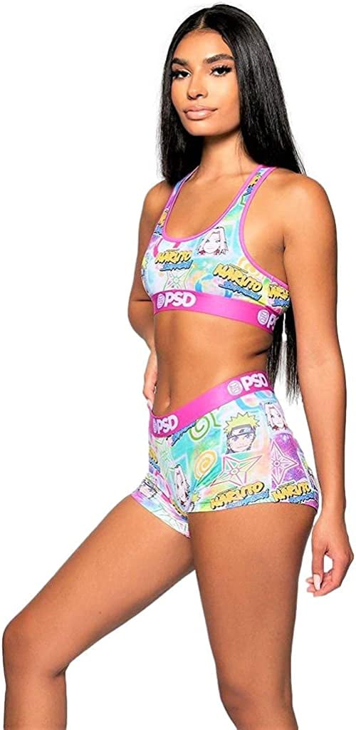 PSD Underwear Women's Sports Bra - Spongebob, Wide Elastic Band, Stretch  Fabric, Athletic Fit