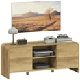 thumbnail image 1 of HOMCOM TV Stand for up to 55 Inch TV, Media Console w/ Cabinets, Shelves, 1 of 10