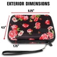 thumbnail image 4 of Étui Rigide de Voyage pour iPod Compatible avec Apple iPod Touch (7e Génération, 6e Génération, 5e Génération), Étui pour Lecteur MP3 Étui iPod avec Extérieur Résistant à l'Eau, Dragonne - Floral, 4 of 10