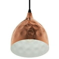 thumbnail image 4 of Industrial Country Farm Beach House Living Lounge Kitchen Room Pendant Ceiling Light Fixture, Copper Metal Steel Iron, Rose Gold, 4 of 5