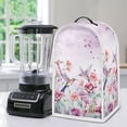 thumbnail image 4 of HELLHERO Durable 15.94"H x 9.45"L x 7.28"W Coffee Machine Dust Cover Dustproof Handle Blender Cover for Kitchen, Floral Hummingbird, 4 of 4