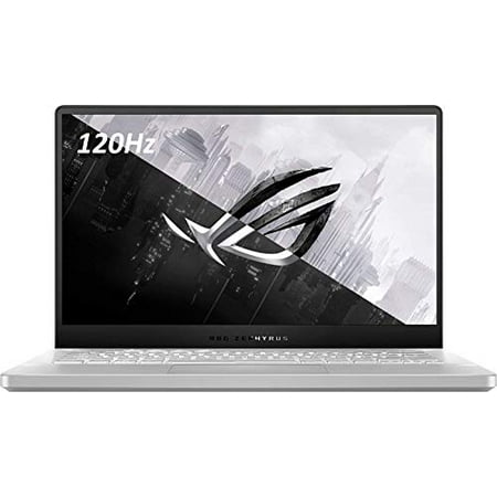 Asus ROG Zephyrus G14 14.0-inch FHD 120Hz Ultra Thin Gaming Laptop PC, AMD Octa-Core Ryzen 9 4900HS, Nvidia RTX 2060-MaxQ, 16GB DDR4 RAM, 1TB SSD, Backlit Keyboard, Moonlight White