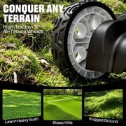 SENIX 22 170CC Gas Self Propelled Lawn Mower ,4 -in-1 , 72L/19 Gal Bag,6-Position Height Adjustment