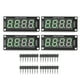 thumbnail image 1 of Juego de 4 tableros de pantalla LED de tubo Digital de 4 dígitos, módulo de reloj de 7 segmentos TM1637, 0,56 pulgadas, verde, MRA041A, 1 of 5