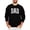 Black Sweatshirt, variant on Distressed Dad Sweatshirt for Men Simple Dad Father's Day Sweater White Sweatshirt Adult Large