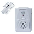 thumbnail image 1 of Altavoz con reproductor de sonido activado por sensor de movimiento con cable USB, descargue sus propios archivos de audio MP3 para reproducir voz y música (blanco), 1 of 5