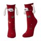 thumbnail image 2 of Calcetines de otoño e invierno, calcetines de mano en mano, calcetines navideños magnéticos, calcetines largos, calcetines deportivos que absorben el sudor, calcetines de mujer, 2 of 5