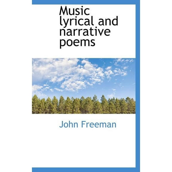 Music Lyrical and Narrative Poems Hardcover