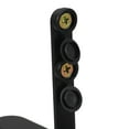 thumbnail image 3 of Raindrops 1Pairs Sleek Black Metal Pegboard Mount Kit for Stable Desktop Installation and Display, 3 of 8