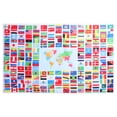 thumbnail image 1 of KAKOWELY Fondo de banderas nacionales, banderas del mundo, decoración de pancartas para aulas, fondo de banderas internacionales, pancartas de países para decoración de escuelas y oficinas., 1 of 4