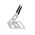 thumbnail image 1 of Bike Parking Rack Hub Mounted Sturdy Floor Stand Holder Repair Rack Silver, 1 of 9