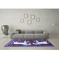 thumbnail image 3 of Ahgly Company Indoor Rectangle Animal Blue Traditional Area Rugs, 8' x 12', 3 of 4