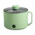 thumbnail image 1 of Multifunctional Electric Cooking Pot Small Mini Electric Cooker Rapid Noodle Cooker for Student Dormitories Personal Use CN 220V Mint Green, 1 of 5