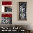 thumbnail image 5 of American Art Decor Metal Framed Pineapple Wooden Art, 5 of 7